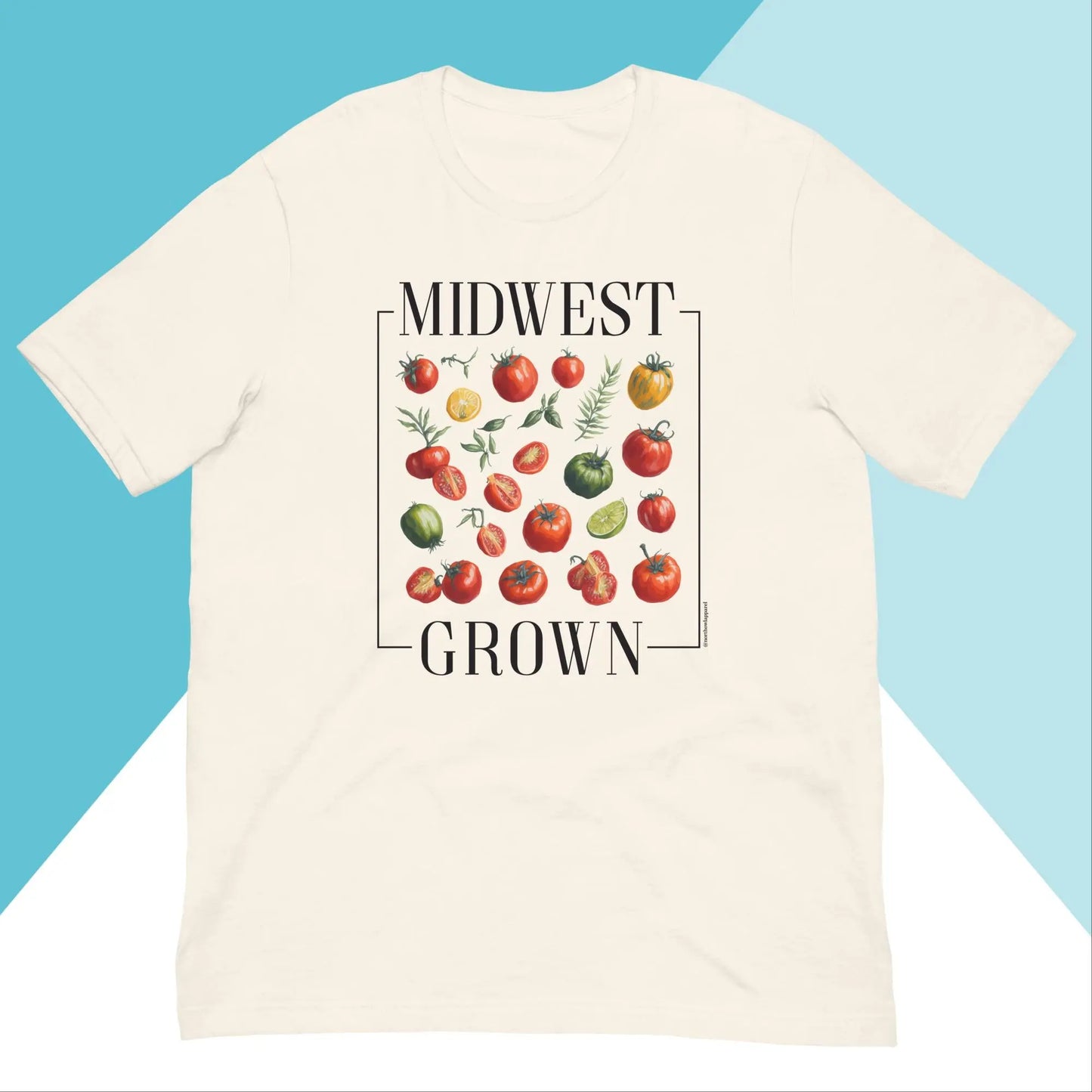 Midwest Grown Heirloom Tomato Summer Unisex Shirt North Owl Apparel