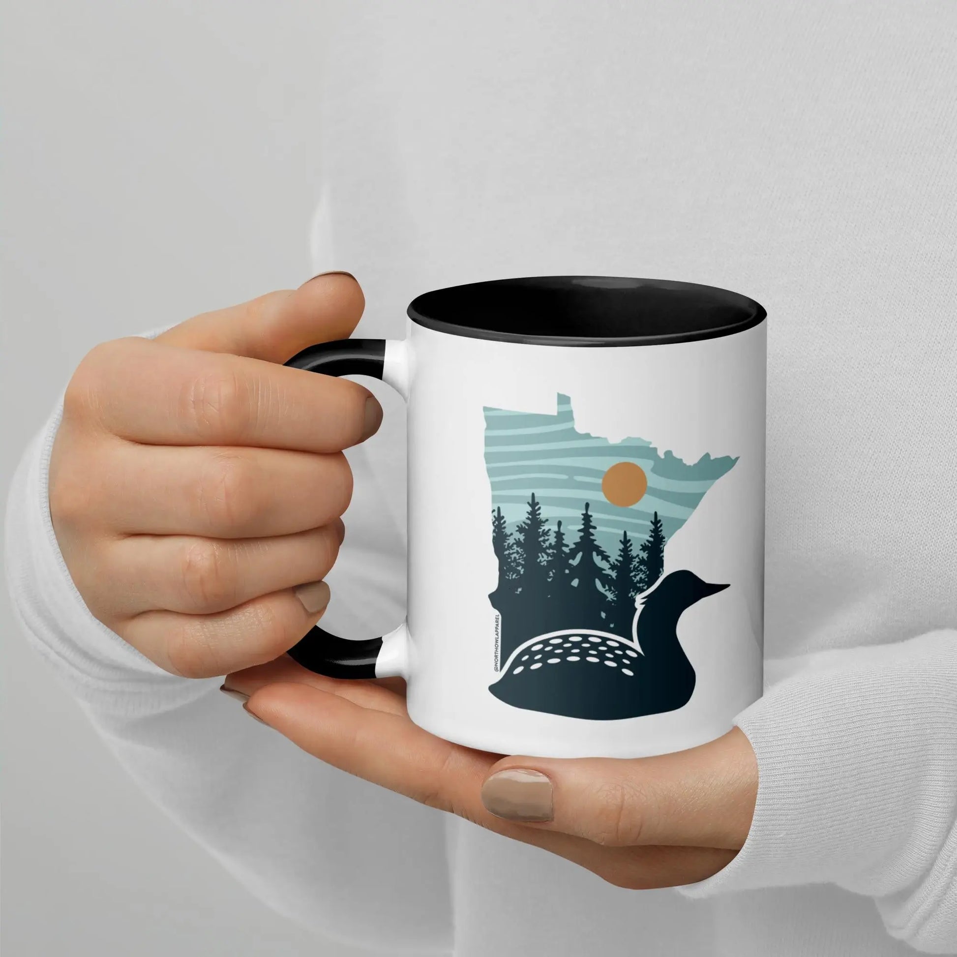 Minnesota Loon State Shape Mug North Owl Apparel
