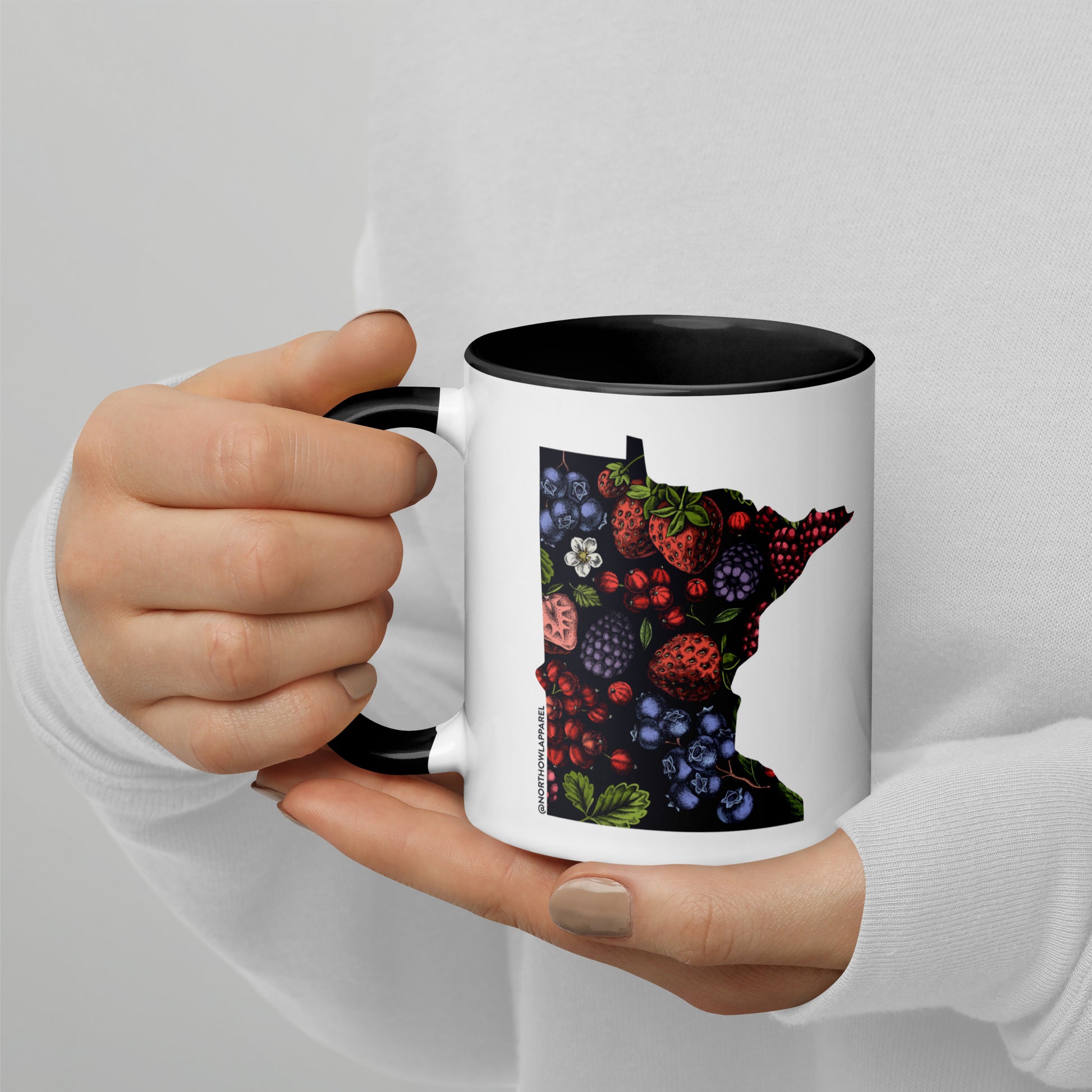 Minnesota Berries Fruit Coffee Mug North Owl Apparel