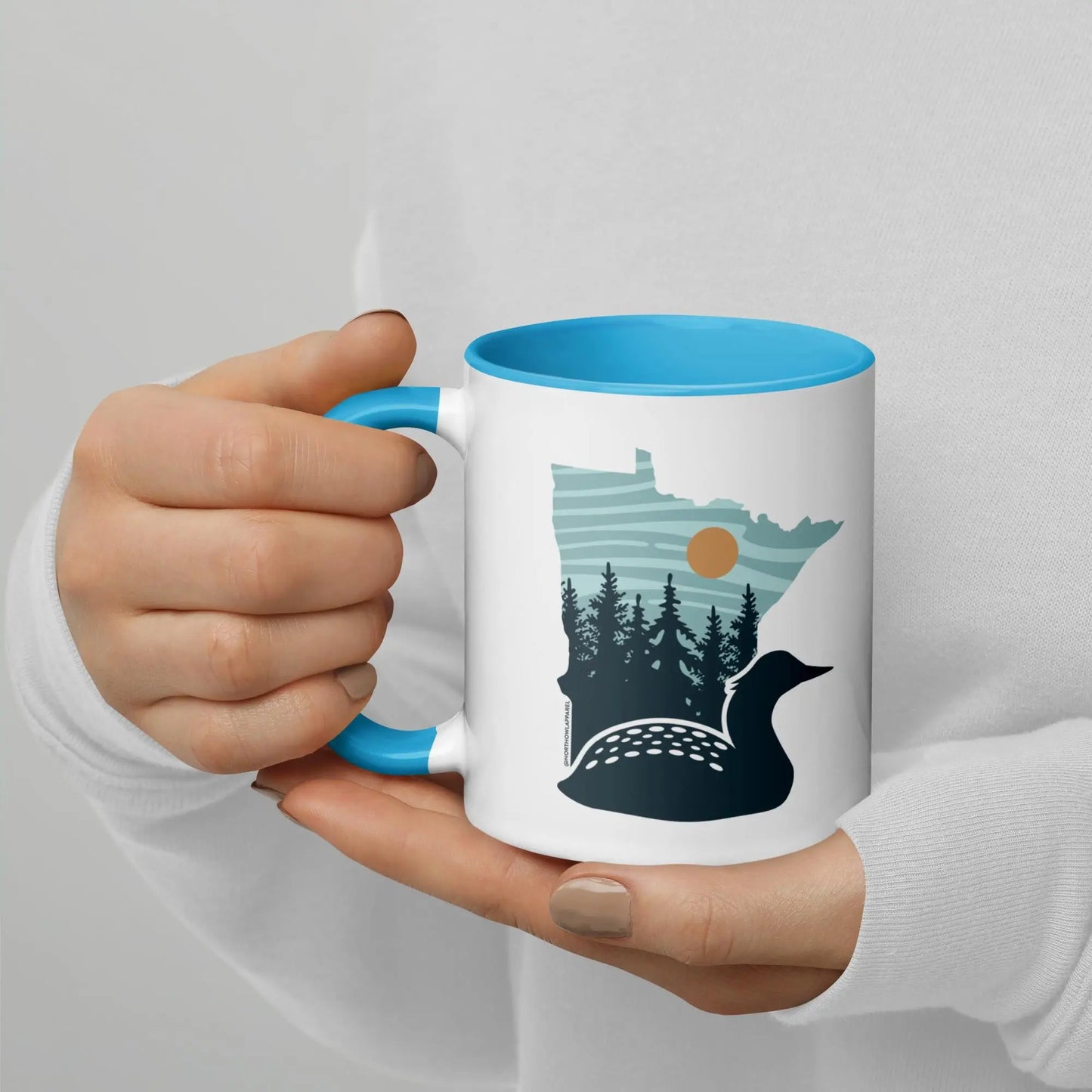 Minnesota Loon State Shape Mug North Owl Apparel