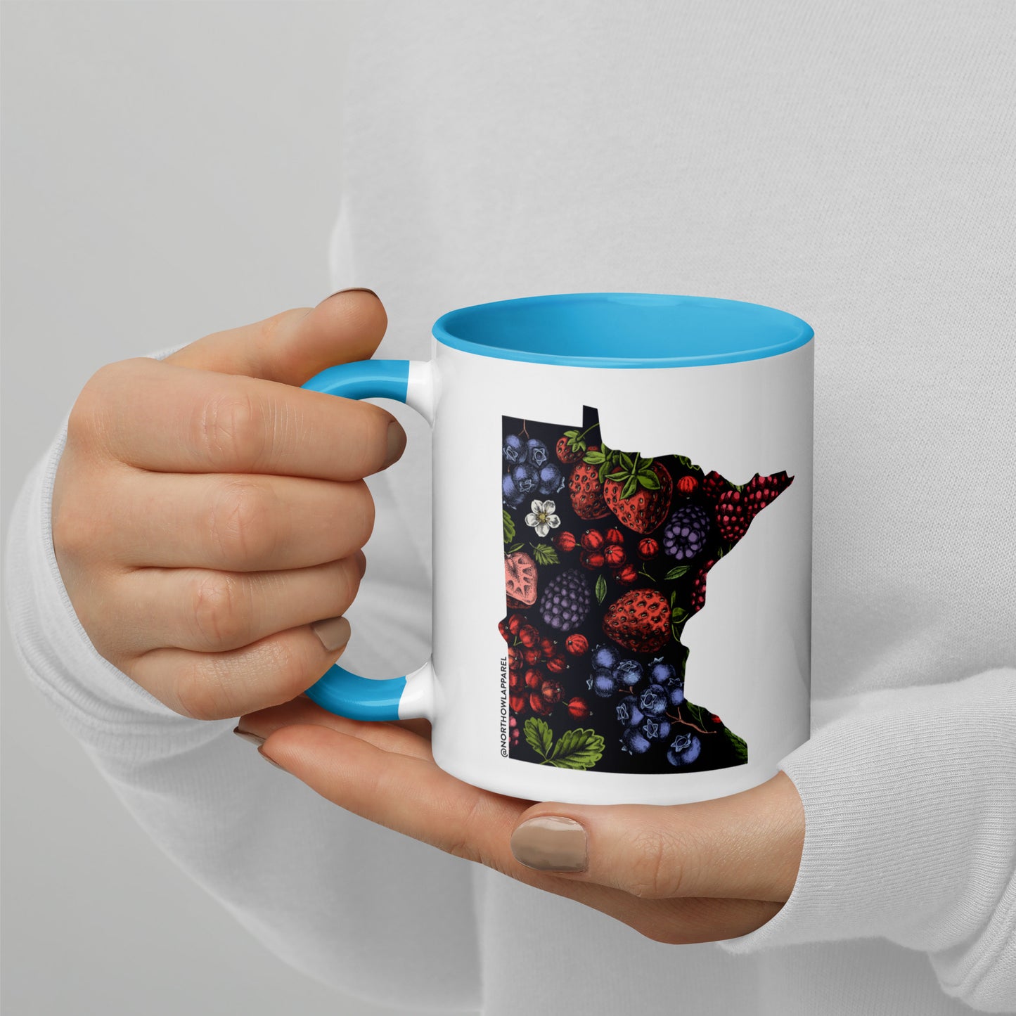 Minnesota Berries Fruit Coffee Mug North Owl Apparel