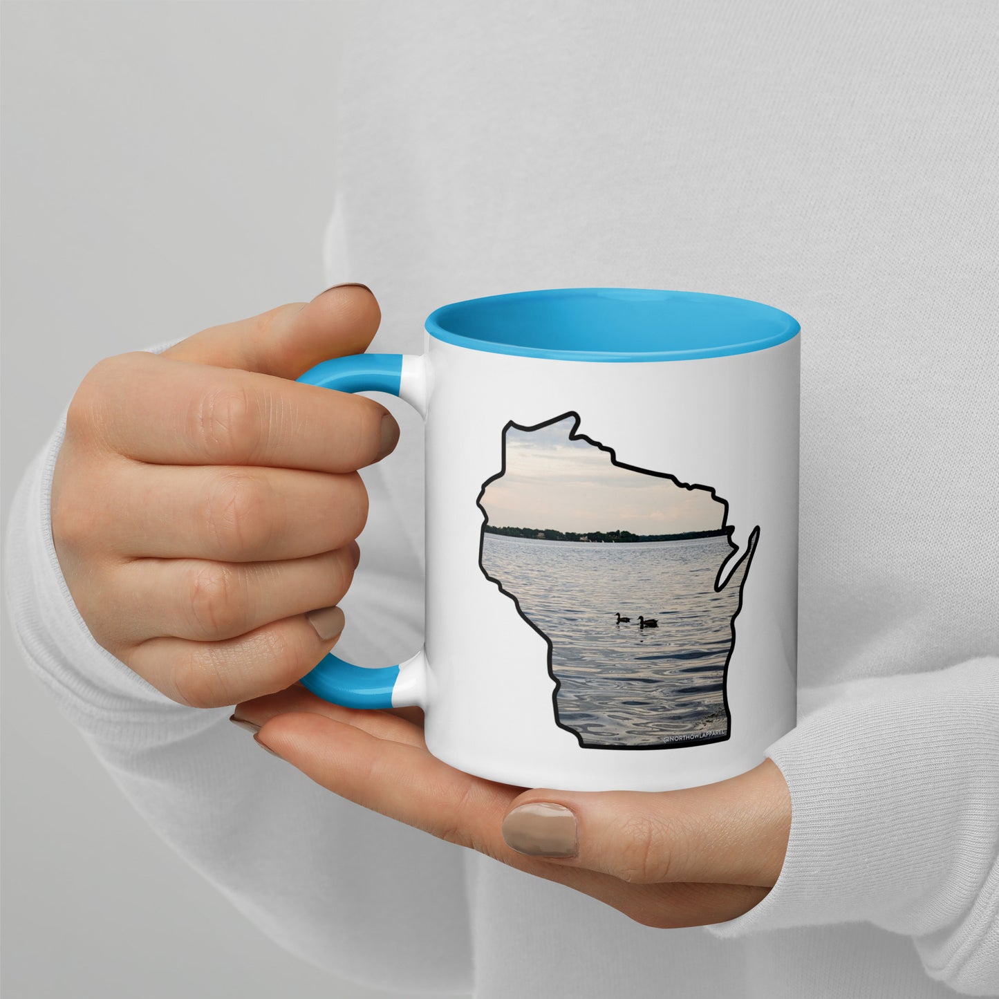 Wisconsin Loons on the Lake Coffee Mug North Owl Apparel