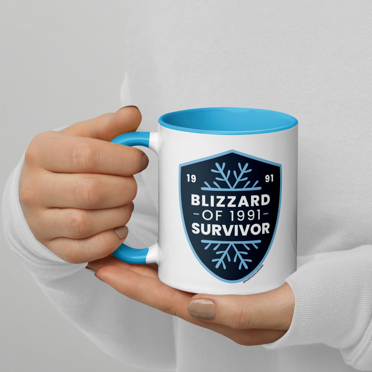 Blizzard Survivor of 1991 Coffee Mug North Owl Apparel
