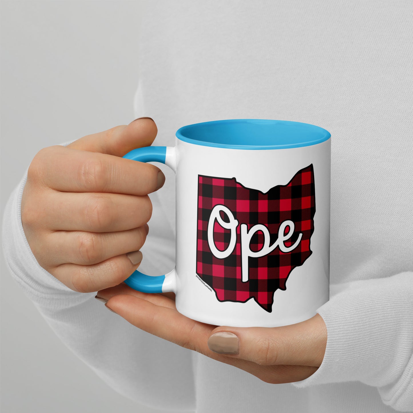 Ohio Ope Buffalo Plaid Coffee Mug North Owl Apparel
