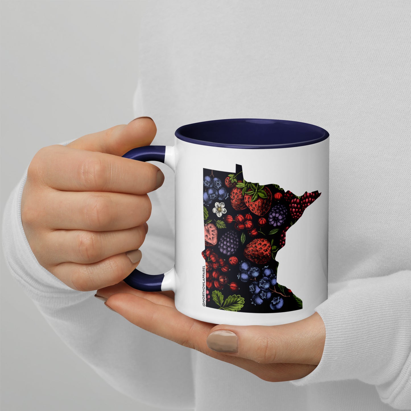 Minnesota Berries Fruit Coffee Mug North Owl Apparel