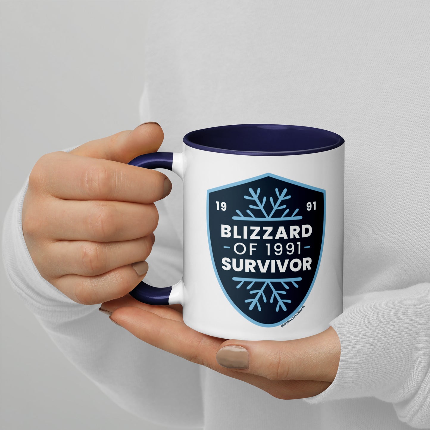 Blizzard Survivor of 1991 Coffee Mug North Owl Apparel