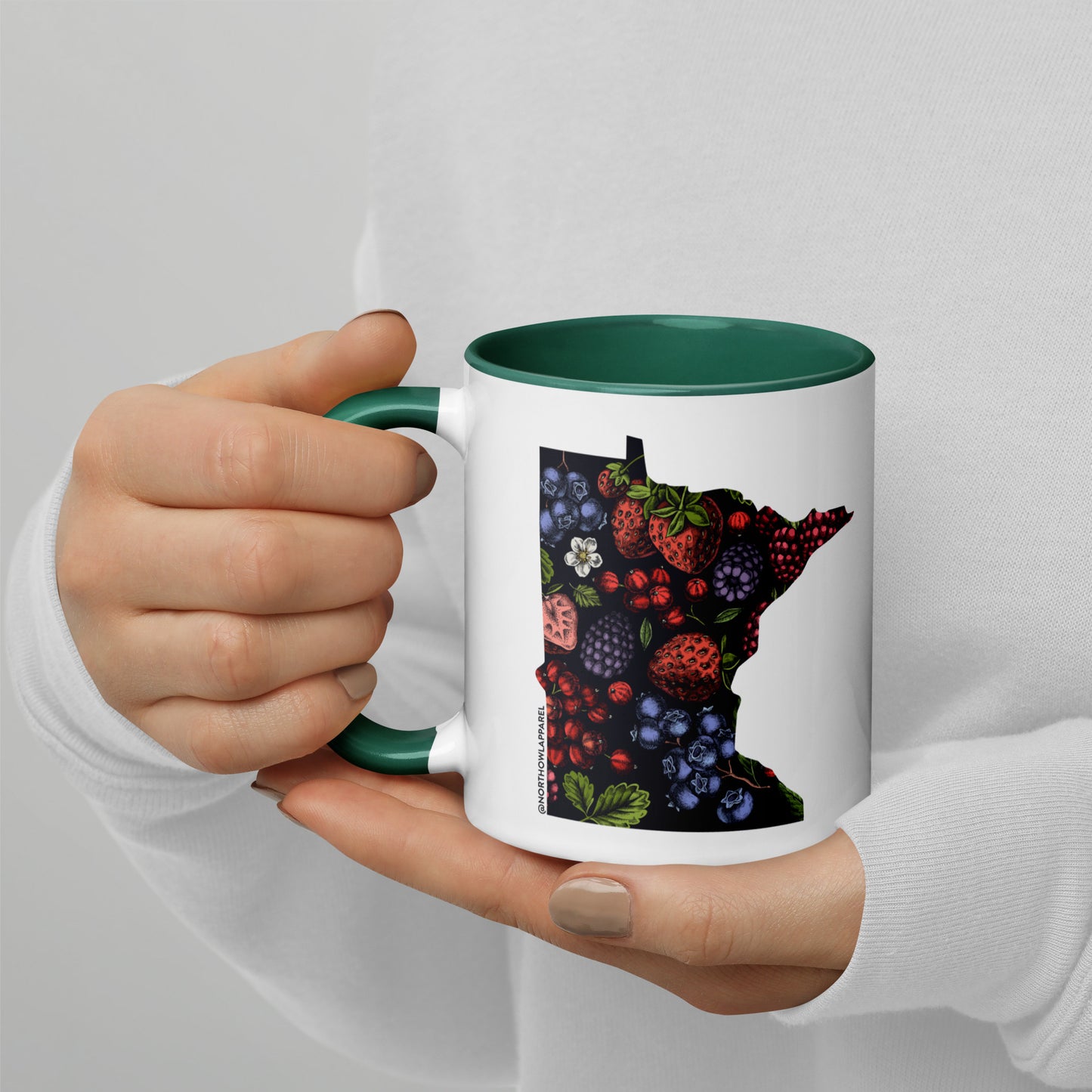 Minnesota Berries Fruit Coffee Mug North Owl Apparel