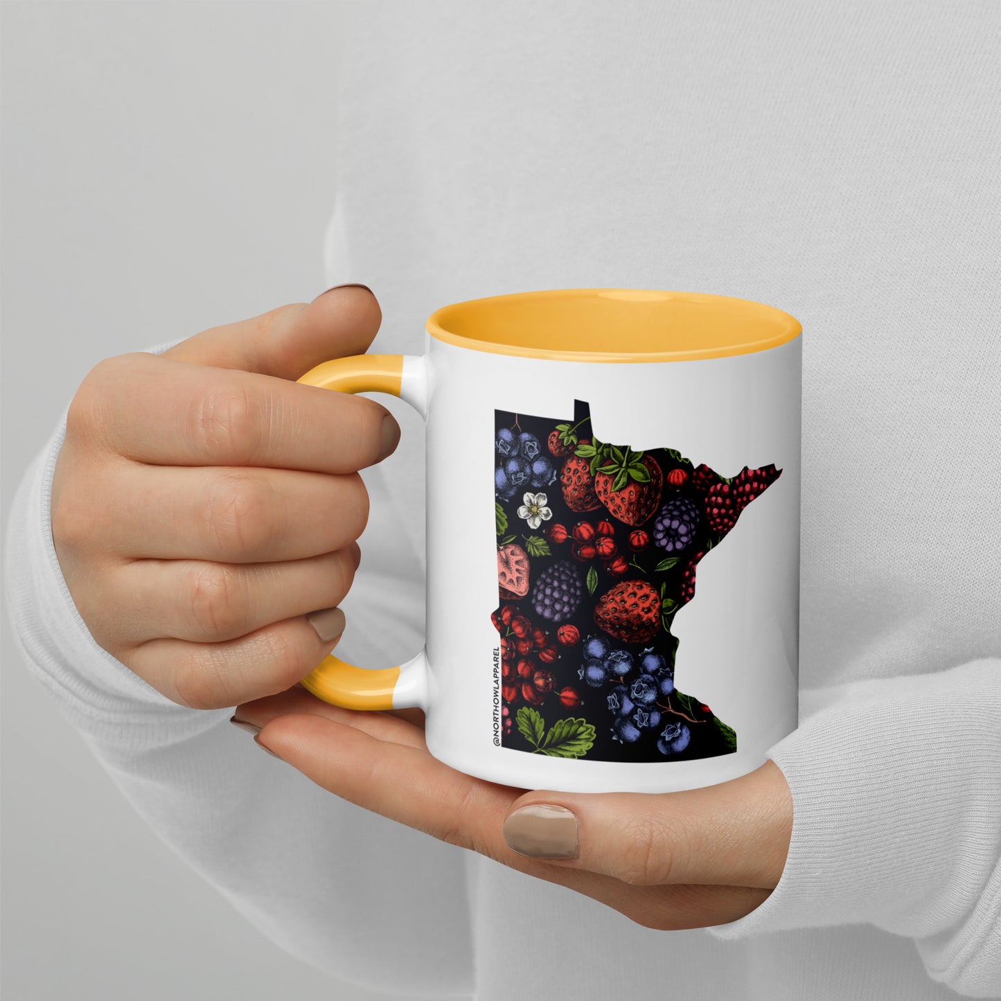 Minnesota Berries Fruit Coffee Mug North Owl Apparel