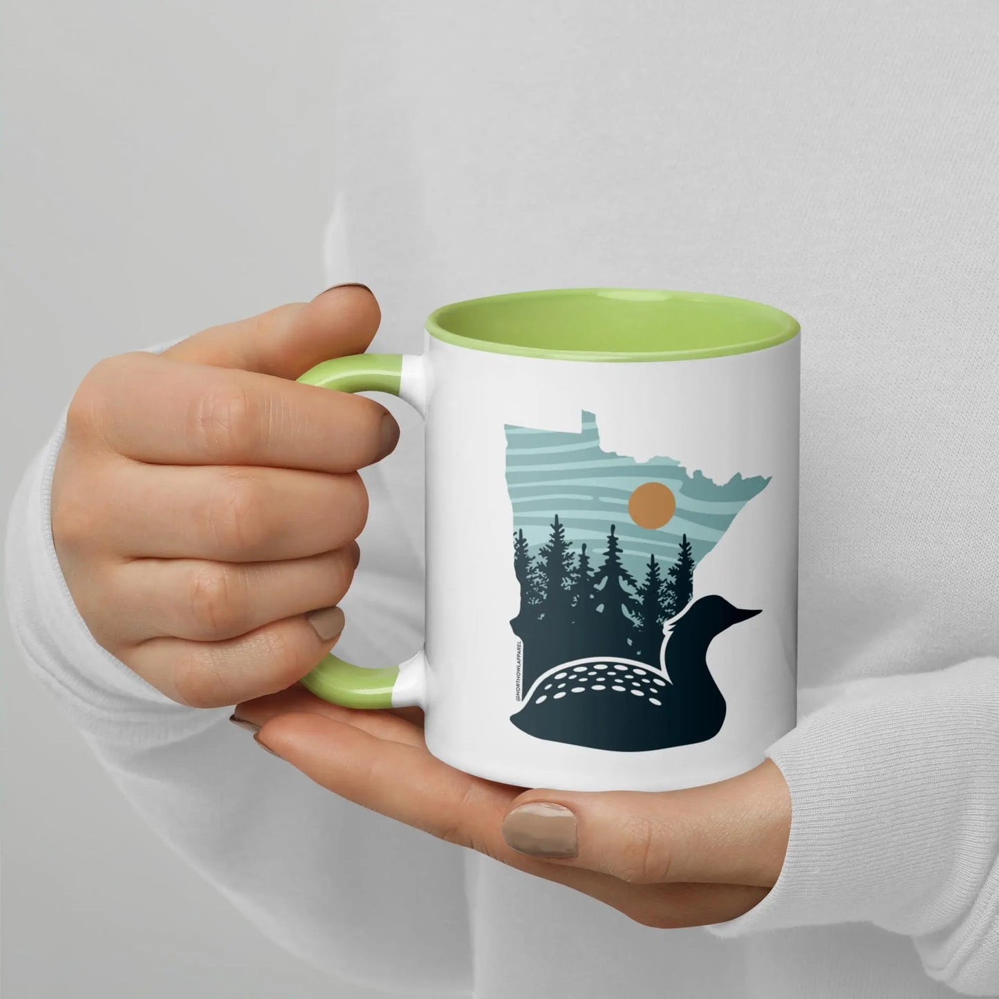 Minnesota Loon State Shape Mug North Owl Apparel