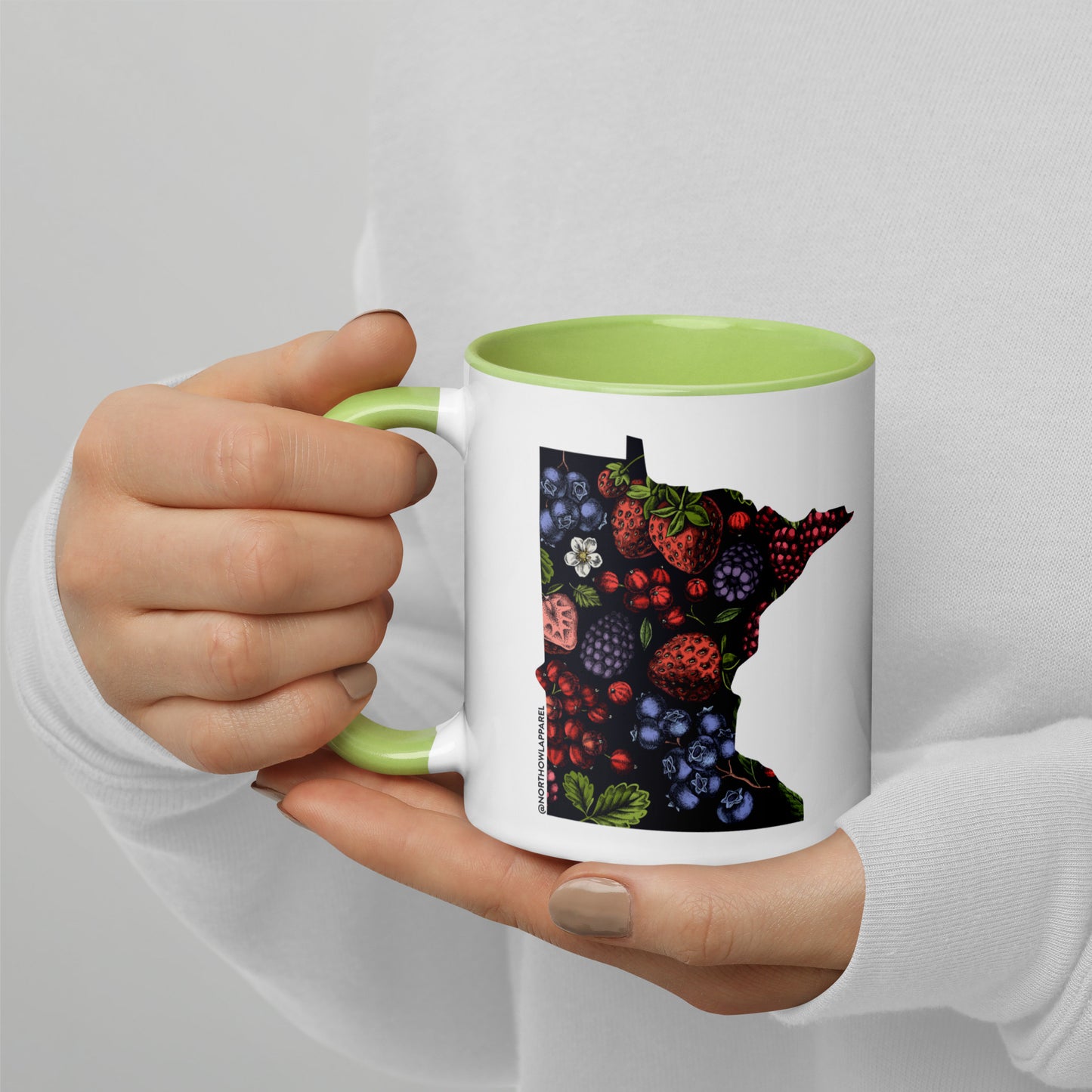 Minnesota Berries Fruit Coffee Mug North Owl Apparel