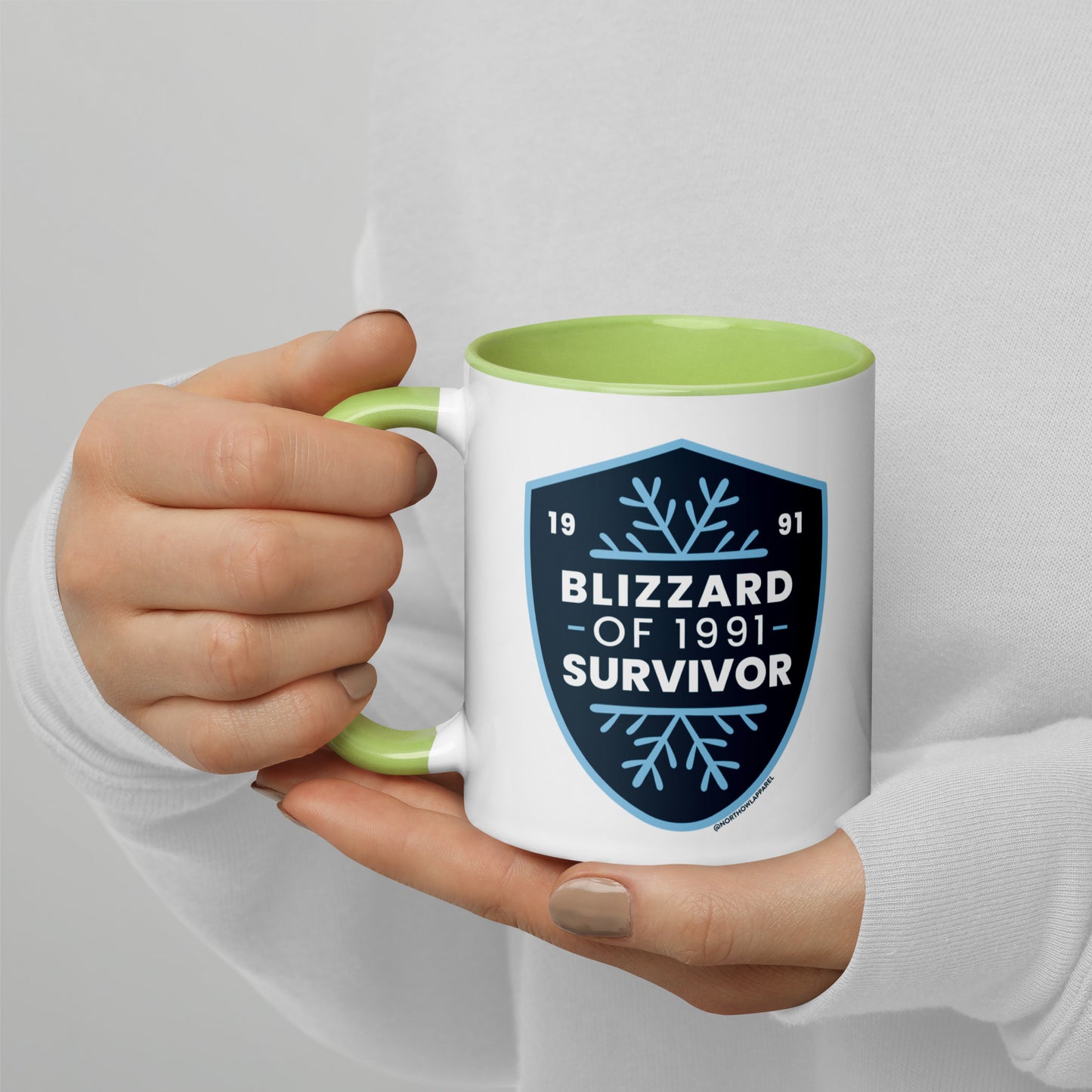 Blizzard Survivor of 1991 Coffee Mug North Owl Apparel