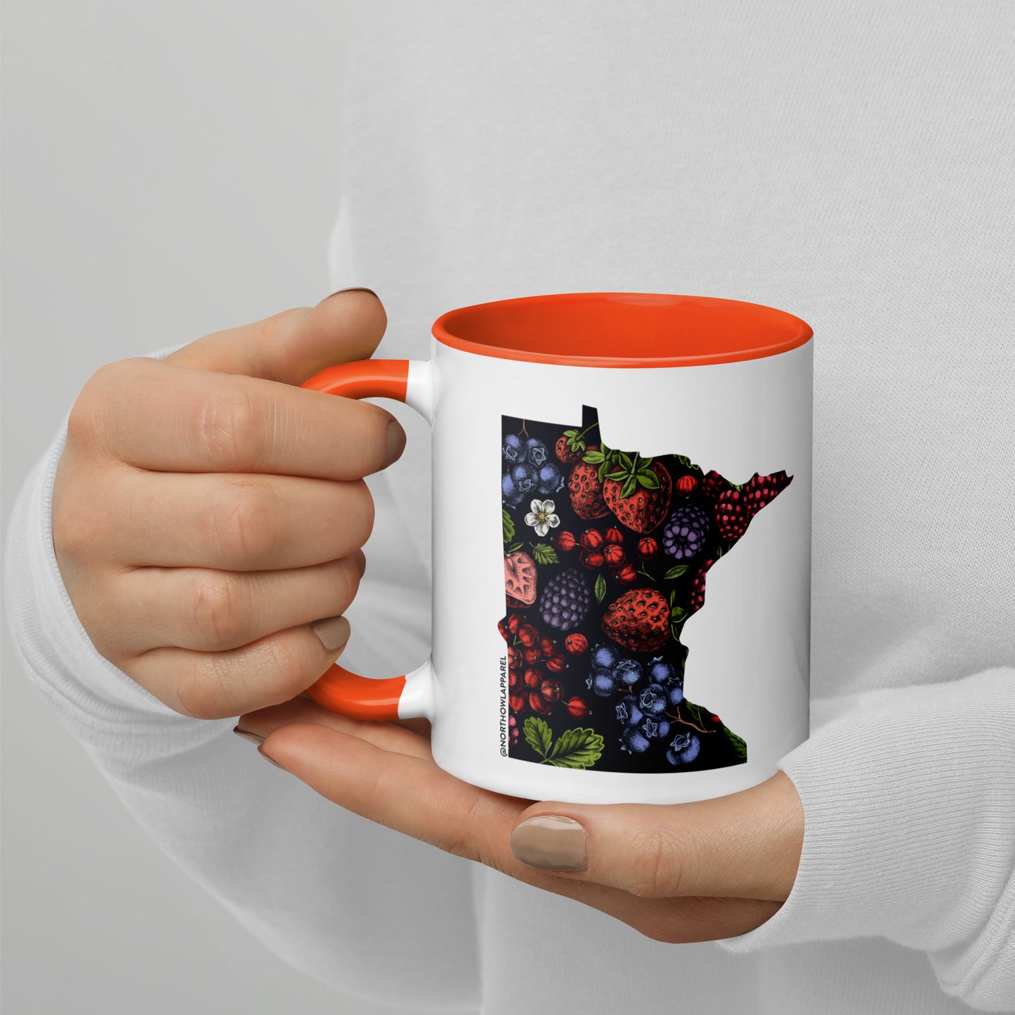 Minnesota Berries Fruit Coffee Mug North Owl Apparel