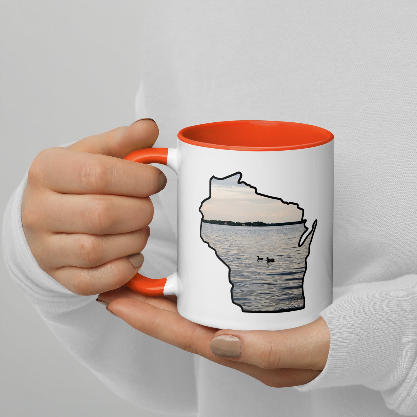 Wisconsin Loons on the Lake Coffee Mug North Owl Apparel