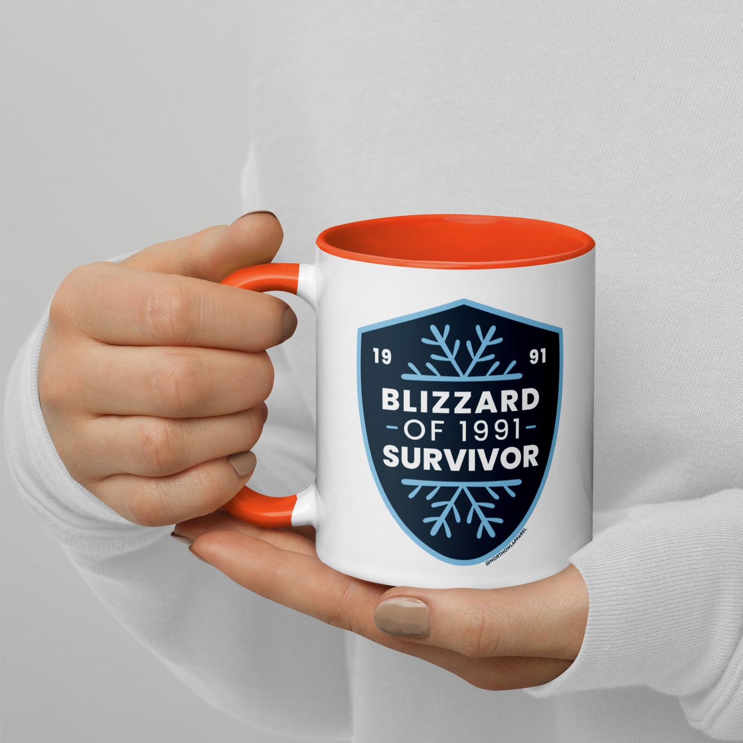 Blizzard Survivor of 1991 Coffee Mug North Owl Apparel
