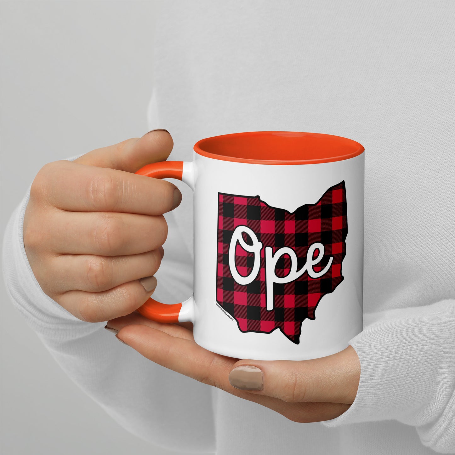 Ohio Ope Buffalo Plaid Coffee Mug North Owl Apparel