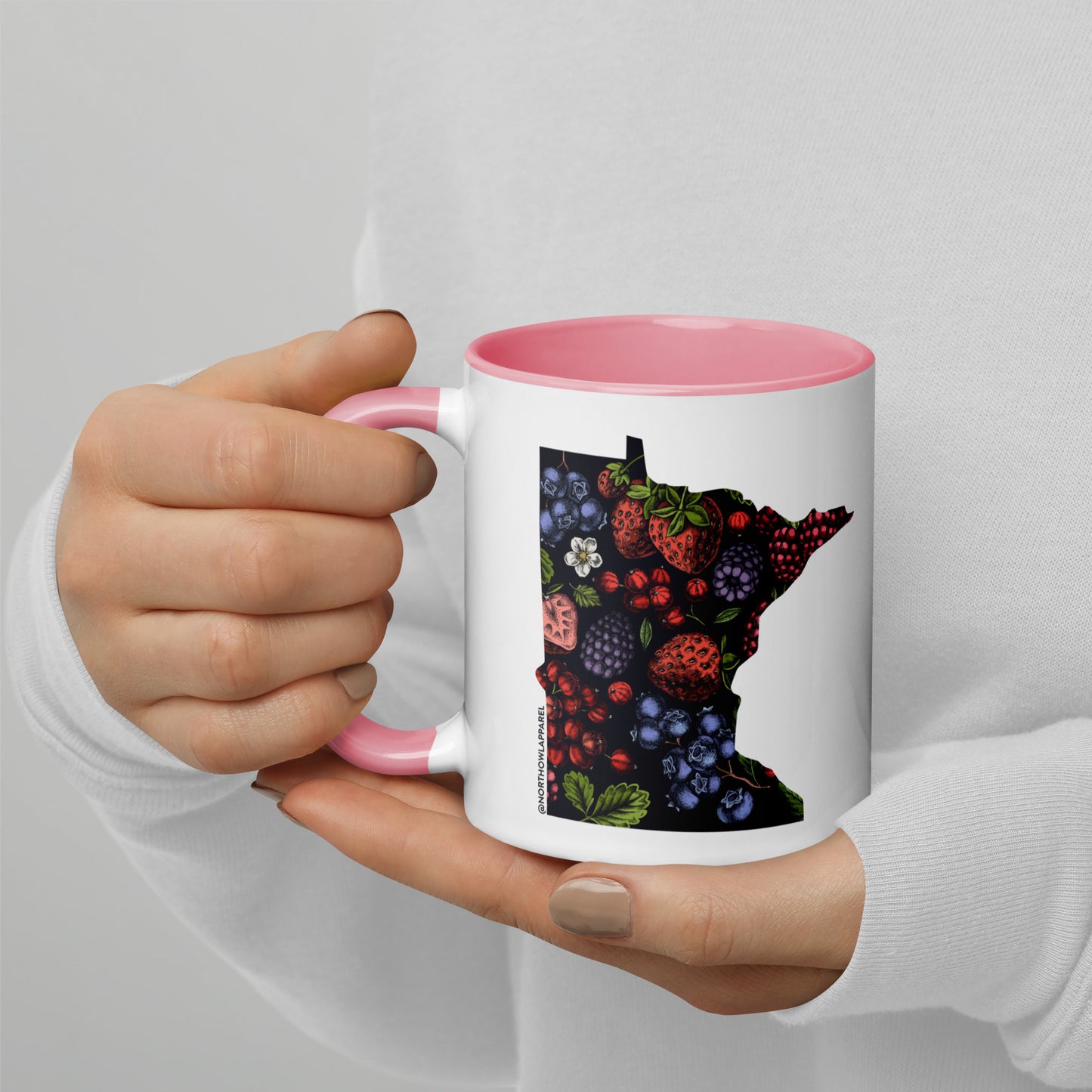 Minnesota Berries Fruit Coffee Mug North Owl Apparel