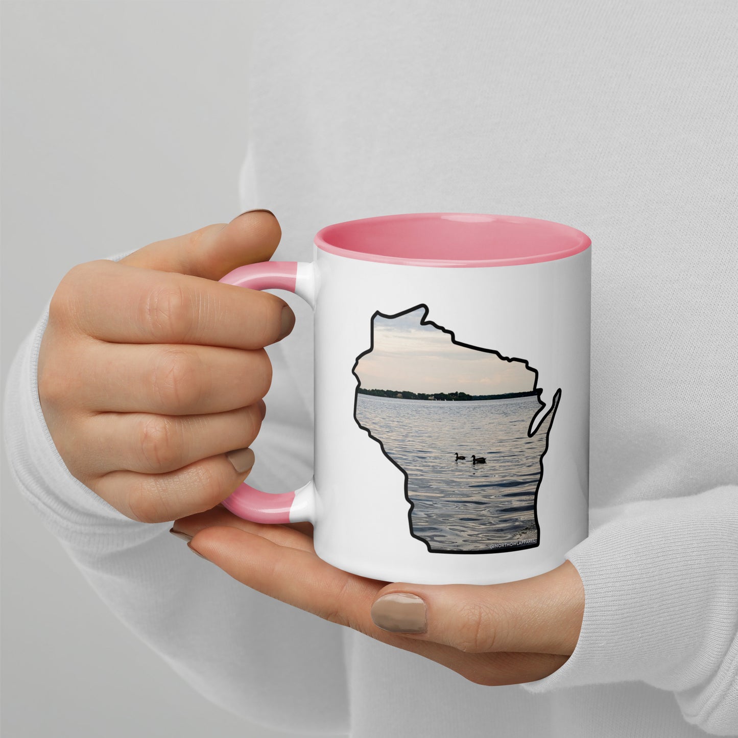 Wisconsin Loons on the Lake Coffee Mug North Owl Apparel