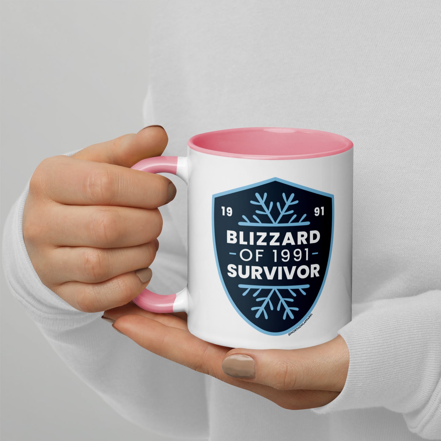 Blizzard Survivor of 1991 Coffee Mug North Owl Apparel