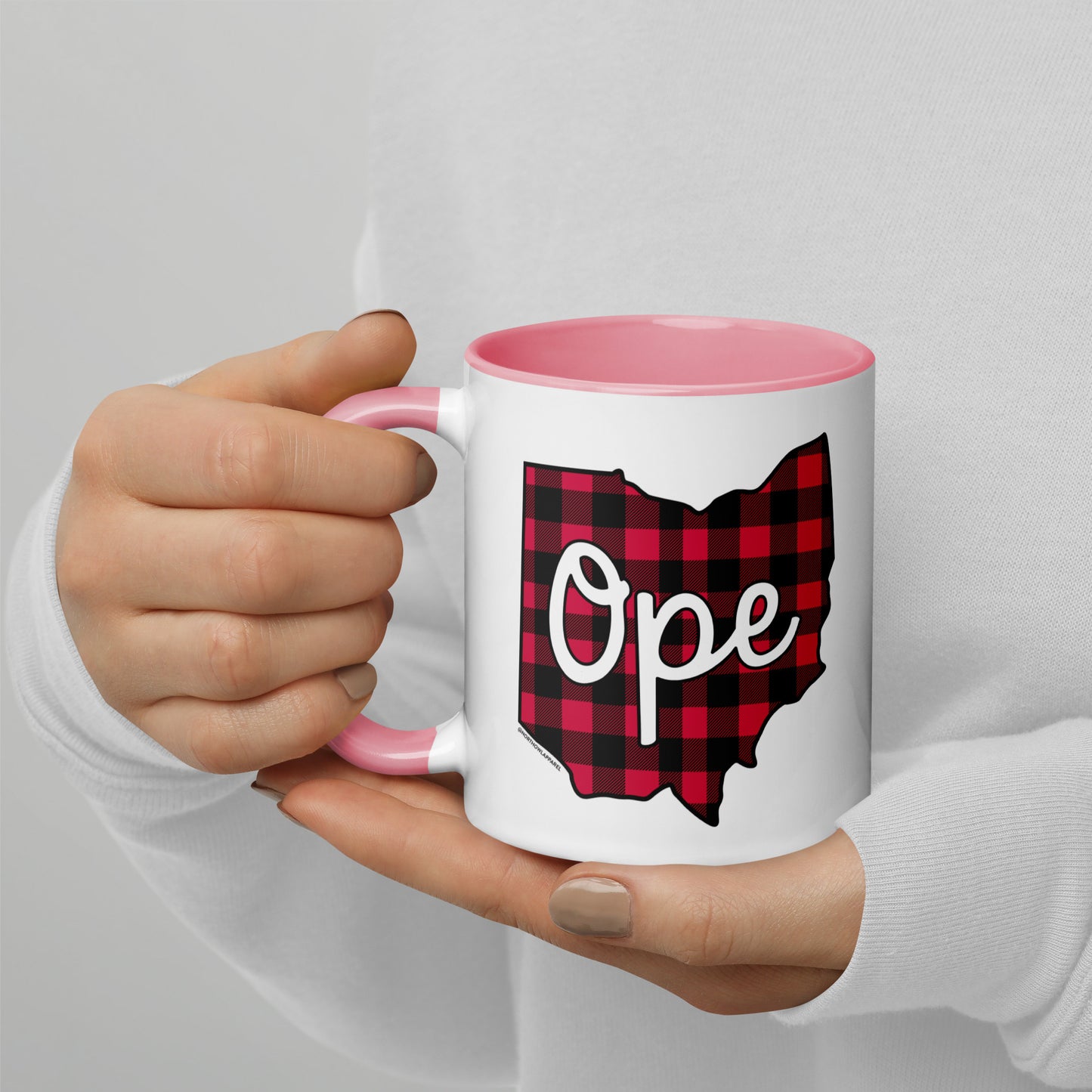 Ohio Ope Buffalo Plaid Coffee Mug North Owl Apparel