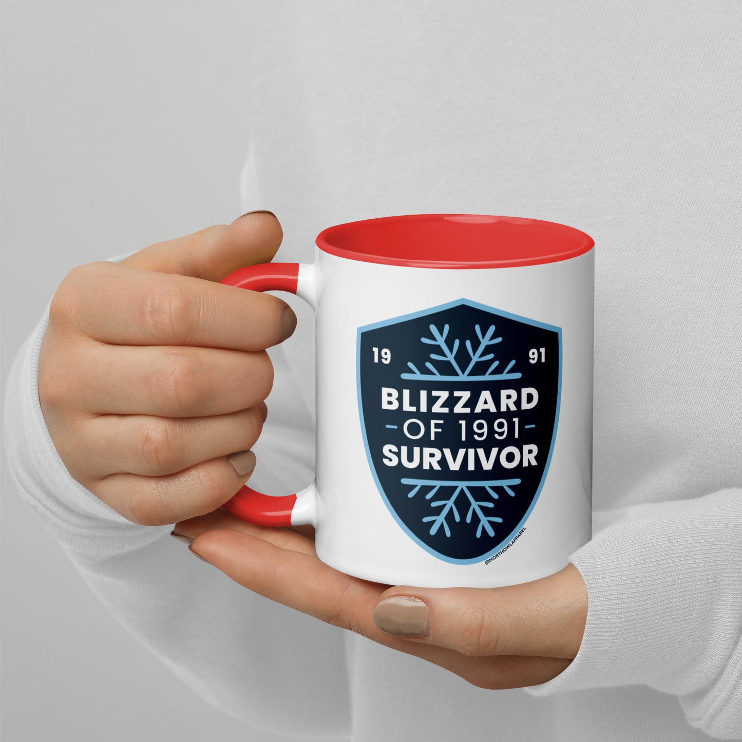 Blizzard Survivor of 1991 Coffee Mug North Owl Apparel